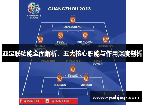 亚足联功能全面解析：五大核心职能与作用深度剖析